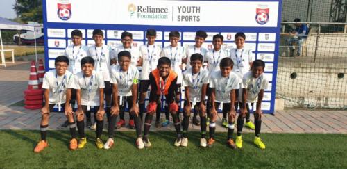 Sharon U-16 boys reach the Semi-Finals of the Reliance  Foundation Youth Sports League Matches