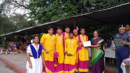 10-Sharon Scouts win the Consolation Prize in the Bharat Scouts Guides, Folk Dance Competition