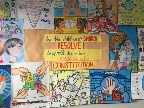 3 - Art work by children after reading the Preamble