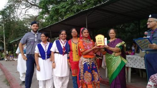 9-Sharon Scouts bag the Second Prize in the Bharat Scouts   Guides, Folk Dance Competition 