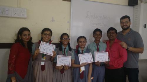 Winners of the Declamation (English)