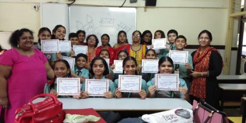 Winners of the Hindi Recitation