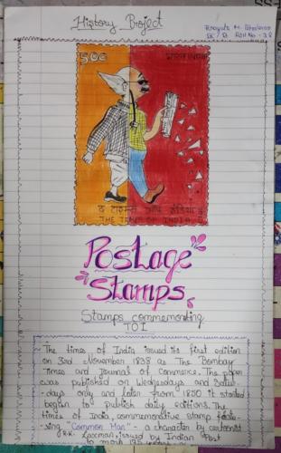 Researching Postage Stamps - Std. 9