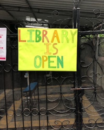 Our library reopened on Dec 1, 2020 amidst the Pandemic