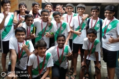 Sharon U-16 Boys_ Football team after winning the III place in the MSSA Interschool Football Tournament