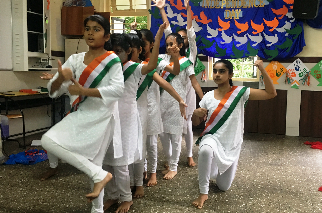 Independence Day Sharon School Celebration by Kids